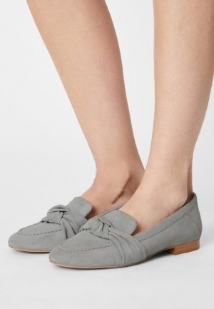 Dámské Nízká Boty Anna Field Læder Slip Ons Blankyt | XAPE-72594