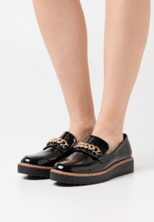 Dámské Nízká Boty Anna Field Pohodlí Slip Ons Černé | ICRW-03829