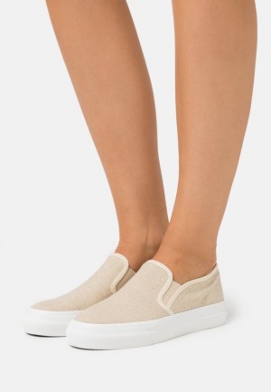 Dámské Nízká Boty Anna Field Slip Ons Béžový | VHDN-74801