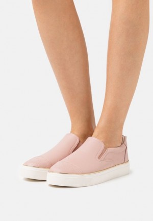 Dámské Nízká Boty Anna Field Slip Ons Světle Růžové | VNDE-21638