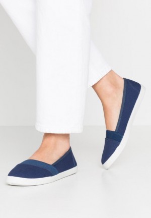 Dámské Nízká Boty Anna Field Slip Ons Tmavě Blankyt | LQSC-39720
