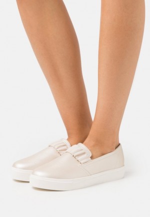 Dámské Nízká Boty Anna Field Slip Ons Zlaté | MCSK-02584