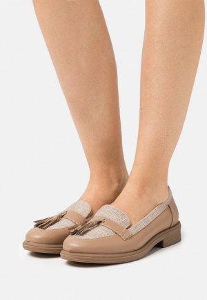 Dámské Nízká Boty Anna Field Slip Ons Šedé Hnědé | EASO-37650