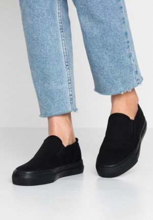 Dámské Nízká Boty Anna Field Slip Ons Černé | FSGI-27180