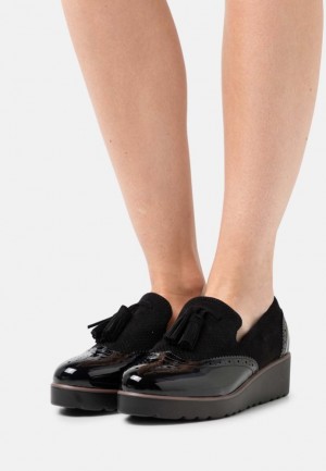 Dámské Nízká Boty Anna Field Slip Ons Černé | WDRF-32068