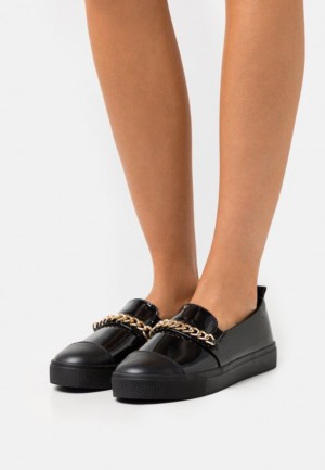 Dámské Nízká Boty Anna Field Slip Ons Černé | XZPR-04216