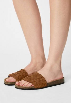 Dámské Pantofle Anna Field Mules Hnědé | VJGC-48031