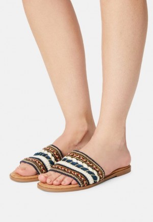 Dámské Pantofle Anna Field Mules Tmavě Blankyt | IRET-63195