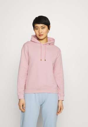 Dámské Pulovr Anna Field Basic Loose Hoodie With Trim Hoodie Růžové | ADUL-95637