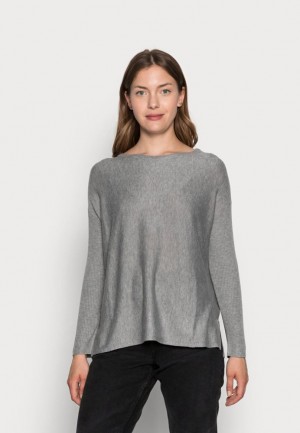 Dámské Pulovr Anna Field Batwing Jumper Boatneck Jumper Šedé | PBYZ-53246