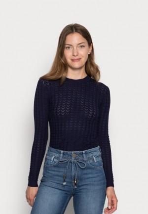 Dámské Pulovr Anna Field Jumper Tmavě Blankyt | TJVZ-43067