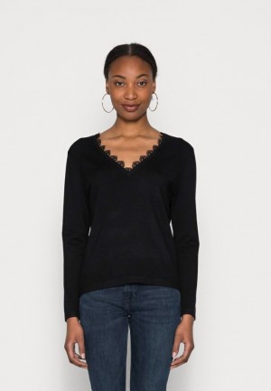 Dámské Pulovr Anna Field Jumper Černé | DAPO-54067