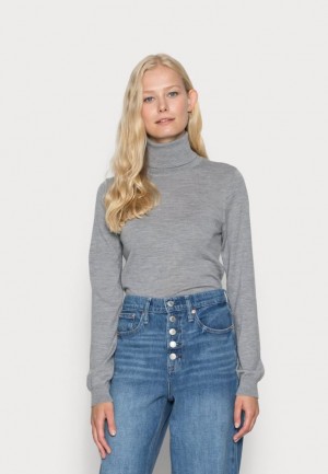 Dámské Pulovr Anna Field Merino Vlna Turtleneck Jumper Šedé | WSXH-67809
