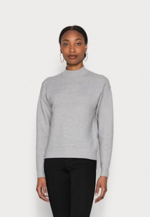 Dámské Pulovr Anna Field Ottoman Jumper Jumper Světle Šedé | IDUE-52613