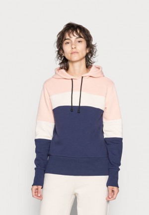 Dámské Pulovr Anna Field S Kapucí Sweatshirt Hoodie Blue Red Pink Tmavě Blankyt | TRKQ-23708