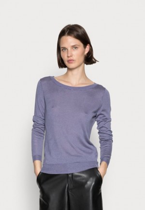 Dámské Pulovr Anna Field Silk Blend Jumper Jumper Blankyt Šedé | KWTI-28641
