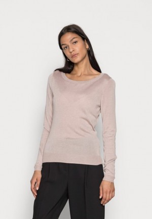 Dámské Pulovr Anna Field Silk Blend Jumper Jumper Béžový | BINK-06194