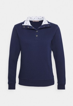 Dámské Pulovr Anna Field Sweatshirt Tmavě Blankyt | VRSM-54027