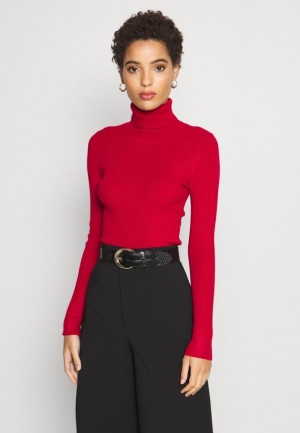 Dámské Pulovr Anna Field Turtle Neck Jumper Červené | NXSO-97348