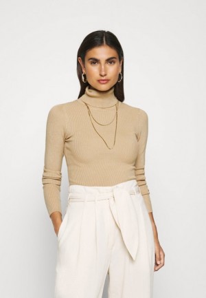 Dámské Pulovr Anna Field Turtle Neck Jumper Hnědé | JING-74932