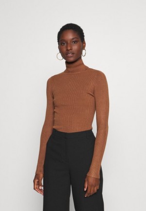 Dámské Pulovr Anna Field Turtle Neck Jumper Hnědé | IDEK-09215
