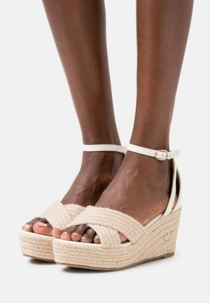 Dámské Sandály Anna Field Espadrilles Béžový | IUGF-93574
