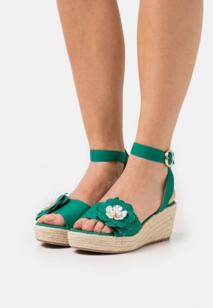 Dámské Sandály Anna Field Espadrilles Zelene | XNAW-69504