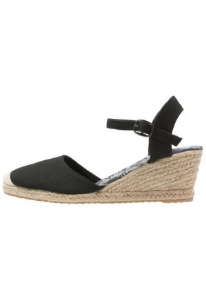 Dámské Sandály Anna Field Espadrilles Černé | KROZ-62358