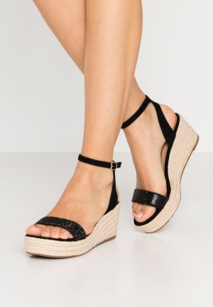 Dámské Sandály Anna Field Espadrilles Černé | CAGN-48173