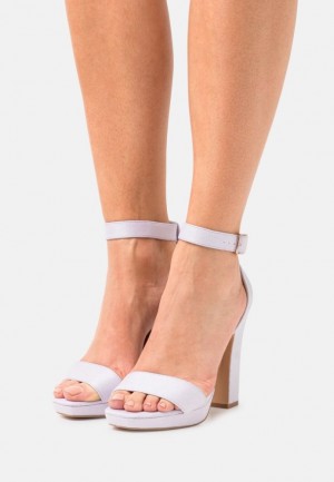 Dámské Sandály Anna Field High Podpatku Sandals Fialové | LZNW-62315