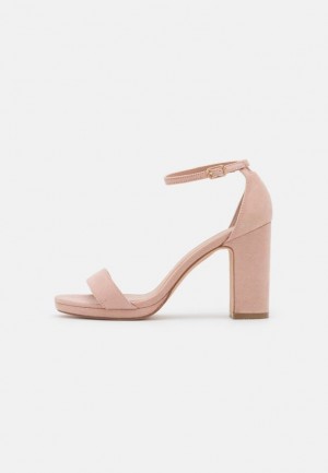 Dámské Sandály Anna Field High Podpatku Sandals Světle Růžové | DAEM-56942