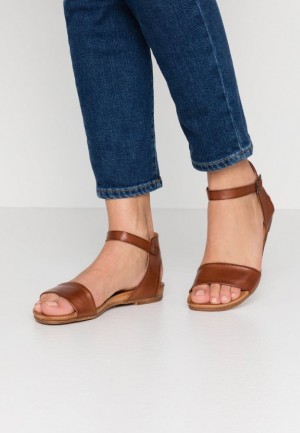 Dámské Sandály Anna Field Læder Sandals Hnědé | HSPV-05632