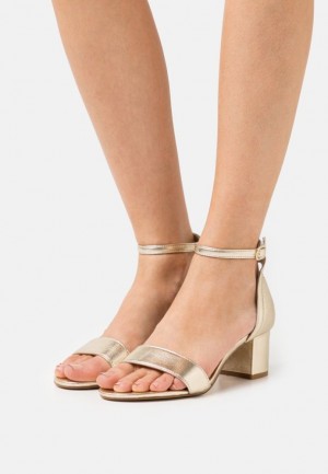 Dámské Sandály Anna Field Læder Sandals Zlaté | UNCX-67135