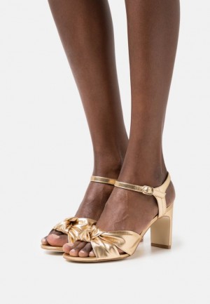 Dámské Sandály Anna Field Læder Sandals Zlaté | ZBQI-41306