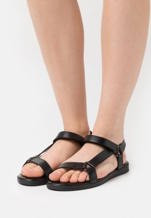Dámské Sandály Anna Field Læder Sandals Černé | ASGV-26183