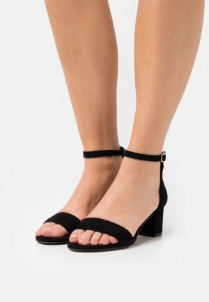 Dámské Sandály Anna Field Læder Sandals Černé | QZIN-01294