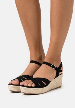 Dámské Sandály Anna Field Platformy Sandals Černé | PBLO-68102
