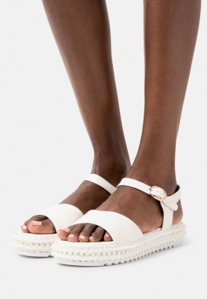 Dámské Sandály Anna Field Platformy Sandals Bílé | OEWA-14905