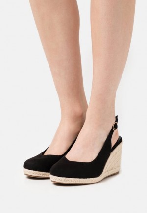 Dámské Sandály Anna Field Platformy Sandals Černé | ILFC-16850