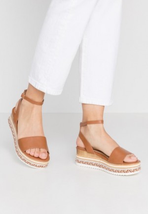 Dámské Sandály Anna Field Platformy Sandals Hnědé | FCBG-50972