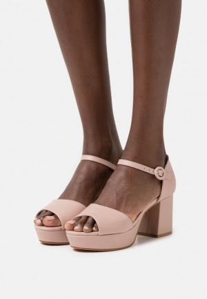 Dámské Sandály Anna Field Platformy Sandals Světle Růžové | VKUF-03127
