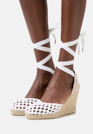 Dámské Sandály Anna Field Platformy Sandals Bílé | UZKW-57802