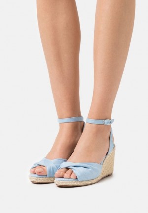 Dámské Sandály Anna Field Pohodlí Espadrilles Světle Blankyt | JOWZ-27953