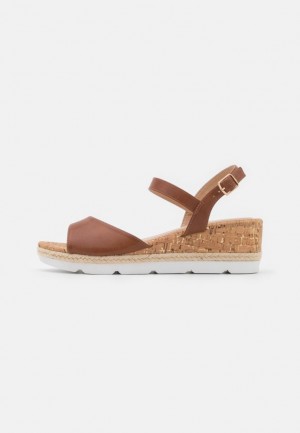 Dámské Sandály Anna Field Pohodlí Espadrilles Hnědé | FJIC-56428