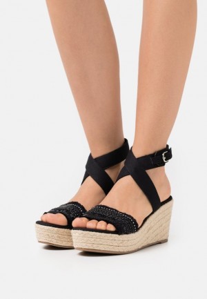 Dámské Sandály Anna Field Pohodlí High Podpatku Sandals Černé | DUNG-04512