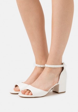 Dámské Sandály Anna Field Sandals Bílé | NWAQ-29036