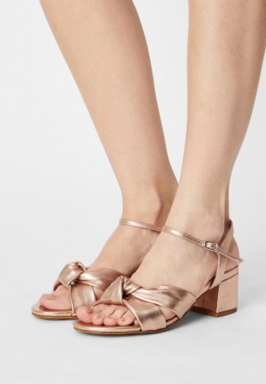 Dámské Sandály Anna Field Sandals Růžové Zlaté | RQEO-06952