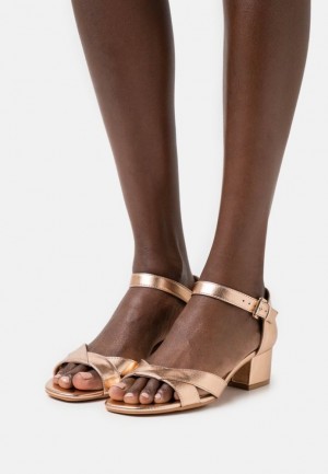Dámské Sandály Anna Field Sandals Růžové Zlaté | QMFX-03847