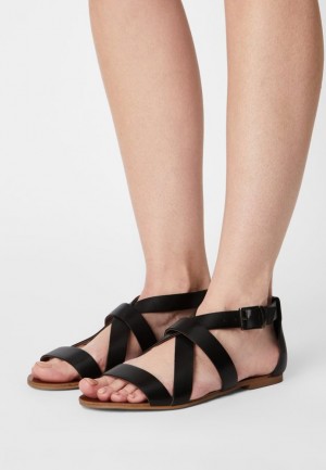 Dámské Sandály Anna Field Sandals Černé | KJHG-93576