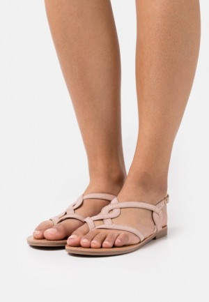 Dámské Sandály Anna Field T Bar Sandals Světle Růžové | JLMC-09837